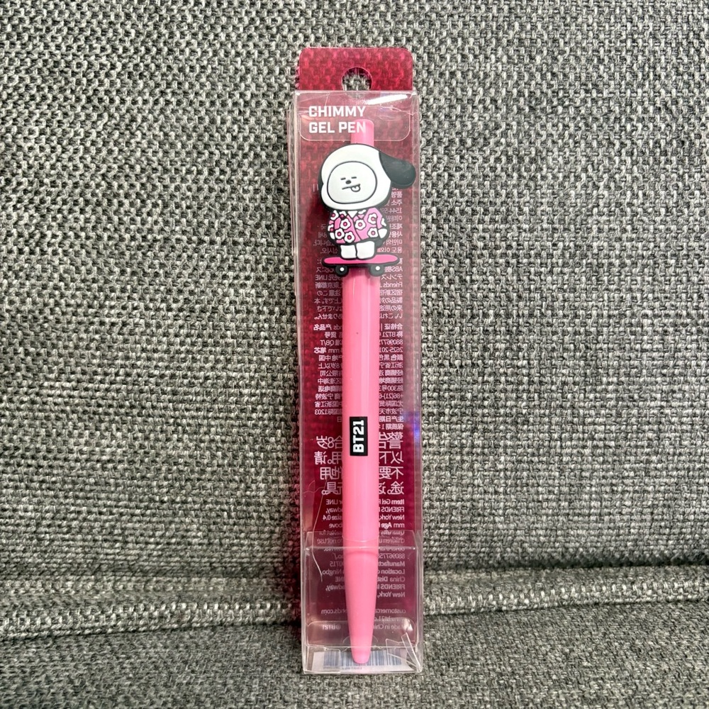 [New with damaged package] BT21 Chimmy Gel Pen BTS Line Friends Official Merch